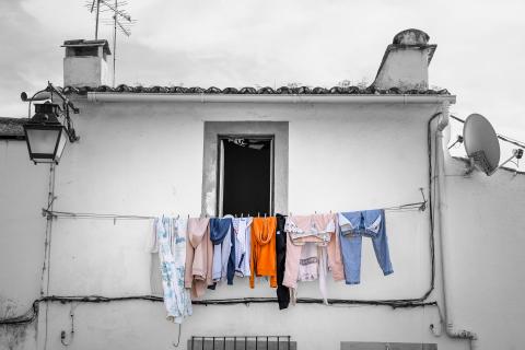Waschtag in Evora