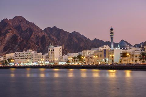 Blick auf Muscat 
