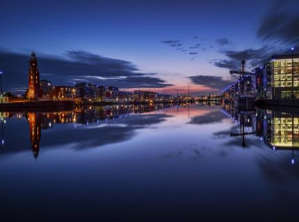 Bremerhaven Blaue Stunde