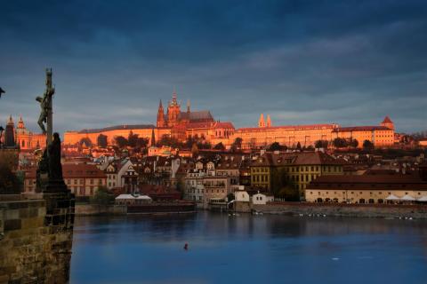 Altstadt Prag bei Sonnenaufgang