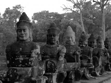 Buddhafiguren in Angkor Wat