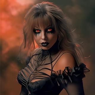 Halloween-Portrait KI