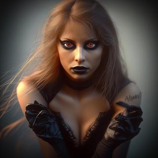 Halloween-Portrait KI