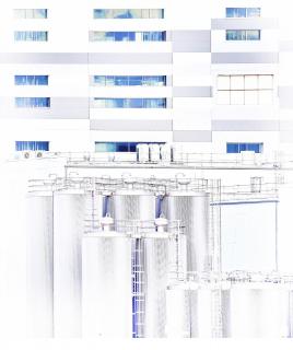 Industrie Architektur in der Stadt
