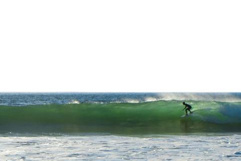 Silhouette-Surfer
