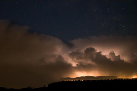 Gewitterwolke und Sterme 2