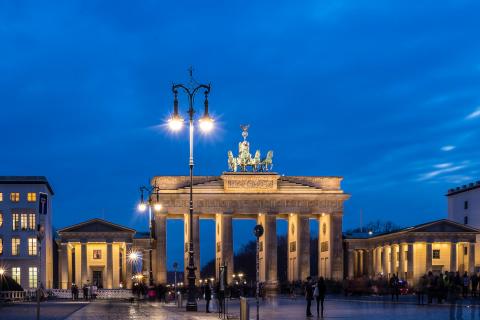 Brandenburger Tor zur blauen Stunde