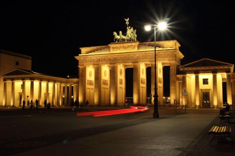 45_Langzeitbelichtung: Brandenburger Tor