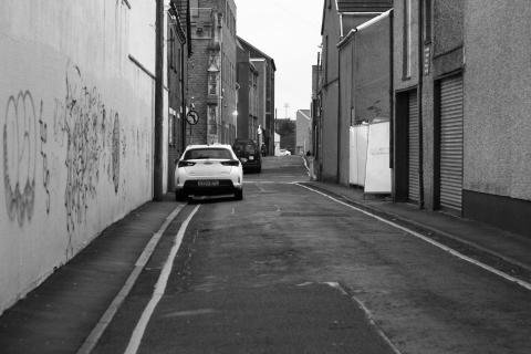 verlassene Straße