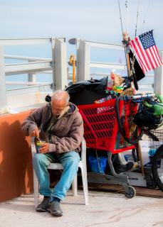 Obdachloser in Key West
