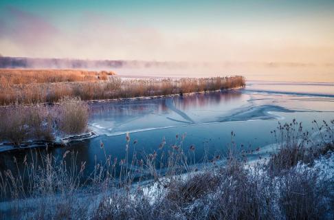 Morgenliches Eisland