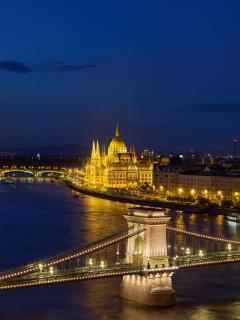 Blue hour in Budapest