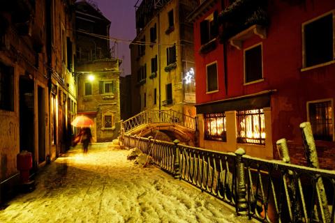 Venedig im Schnee
