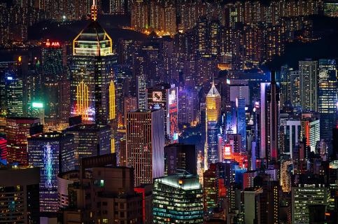 Hongkong by night