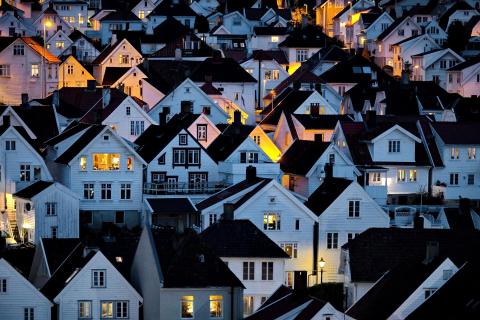 Nachts in Stavanger