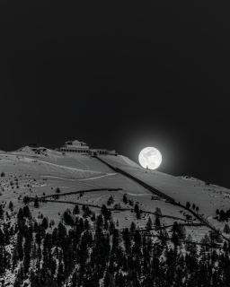 Moonrise Muottas Muragl