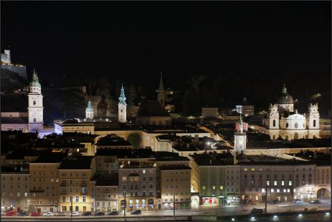 Salzburg bei Nacht