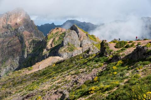 Wanderer am Pico do Arieiro