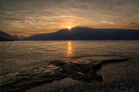 Sonnenaufgang am Gardasee