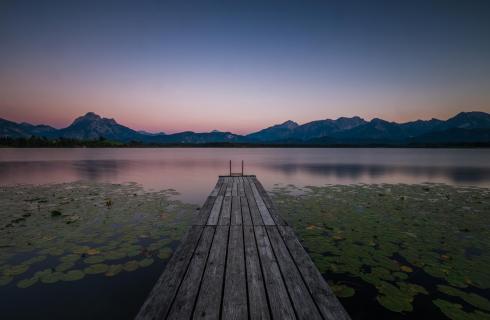 Sonnenuntergang im Allgäu 