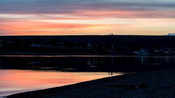 Sonnenuntergang am Rhein