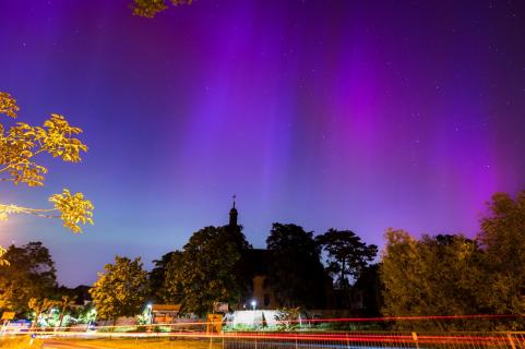 Polarlichter in Südhessen - Northern Lights in Southern Hess