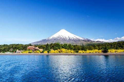 Osorno volcano and Llanquihue Lake