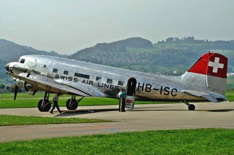 DC3 Swissair HB ISC