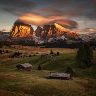 Seiser Alm Sunset 