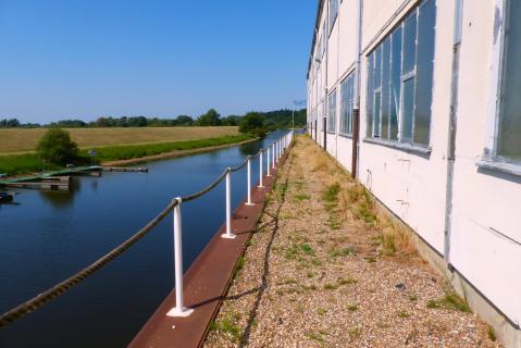 Bootshalle an der Boize