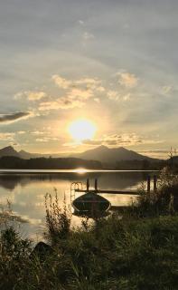 Sonnenuntergang am Hopfensee