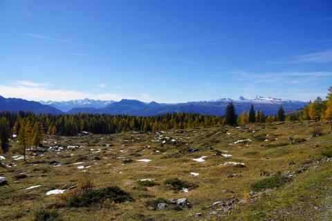 Landschaft in den Alpen