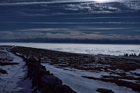 Alpen mit Nebelmeer