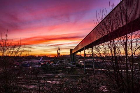 Sonnenuntergang im Ruhrpott