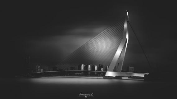 Rotterdam Erasmus Brücke