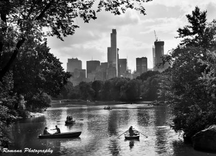Boote am See im Central Park - New York City