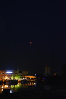 Blutmond und Mars über Hameln