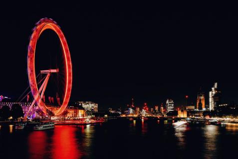 London Eye from Millenium Bridge