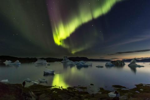 Augustnacht in Grönland