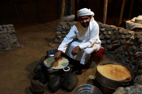 Kochen im Wüstencamp
