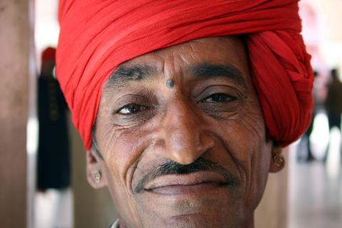 Friendly man in Jaipur