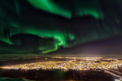 Tromsø at night