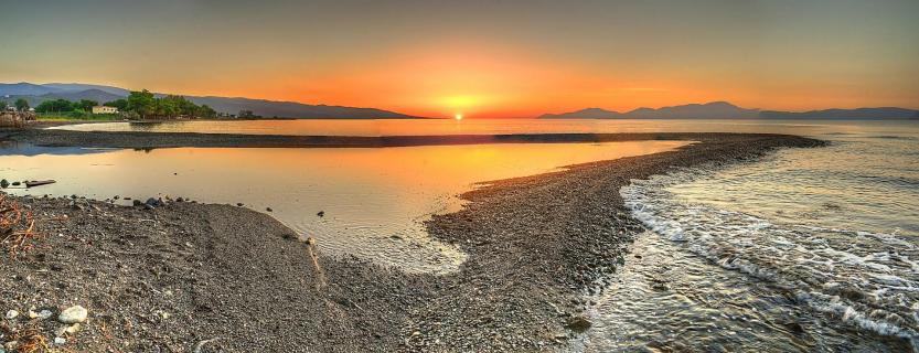 Sonnenaufgang in der Bucht