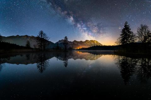 Sternenklare Nacht am Barmsee