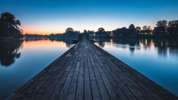 Blaue Stunde am Aasee