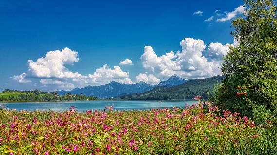 Panorama am Weissensee