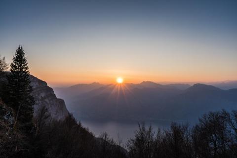 Gardasee Sonnenuntergang