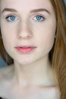 Red Hair and blue Eyes