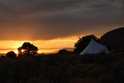 Sunset at Zion Canyon