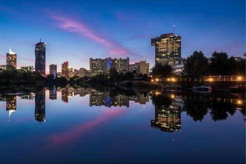 Skyline Vienna Donau City